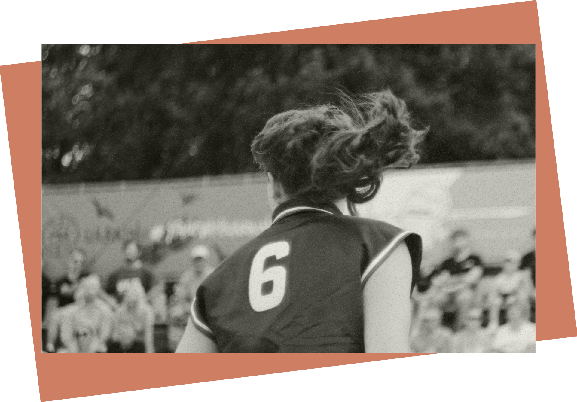 Athlete with number 6 on jersey